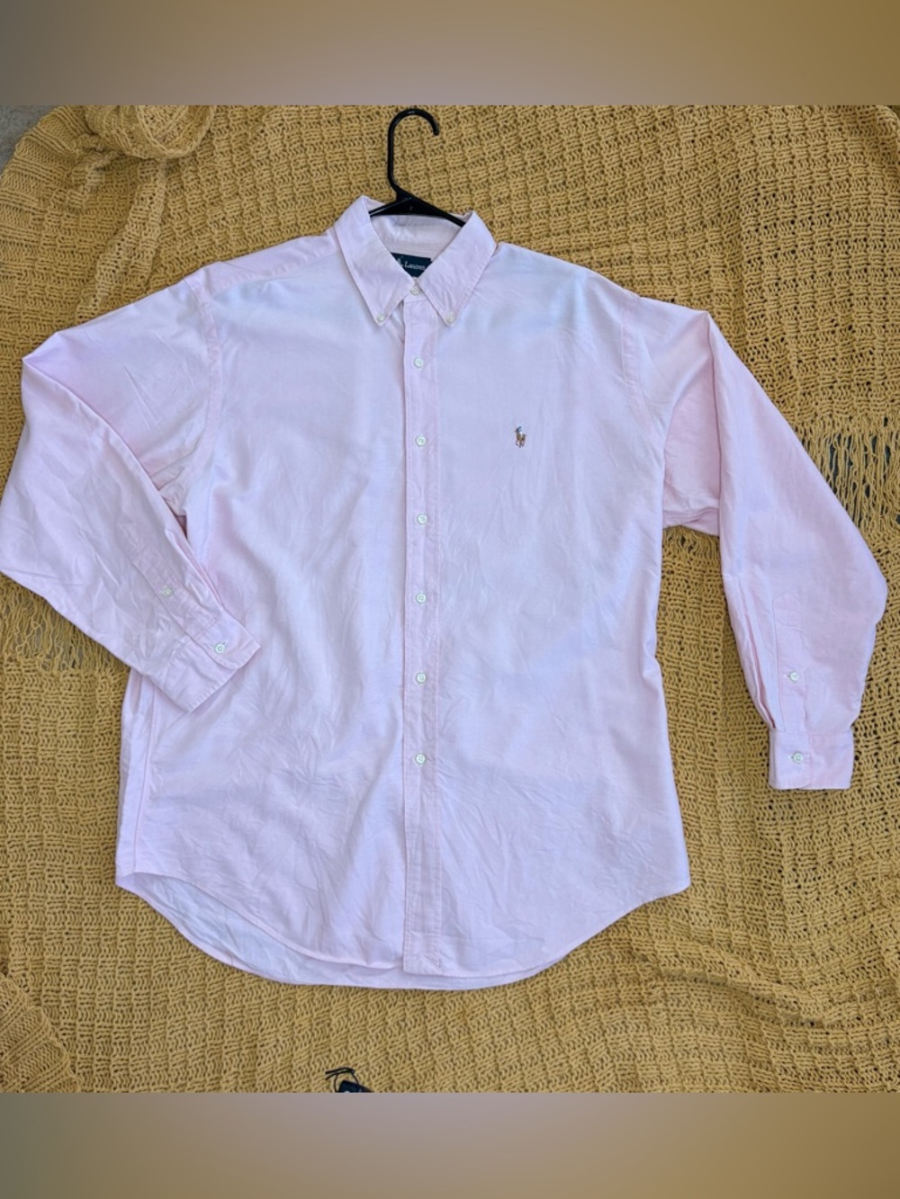 Ralph Lauren Men's Button-Down Yarmouth Oxford Shirt - Light Pink